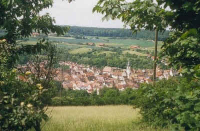 Blick auf Creglingen Blick auf Creglingen